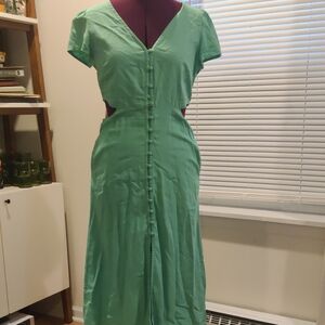 GAP Light Green Linen Dress